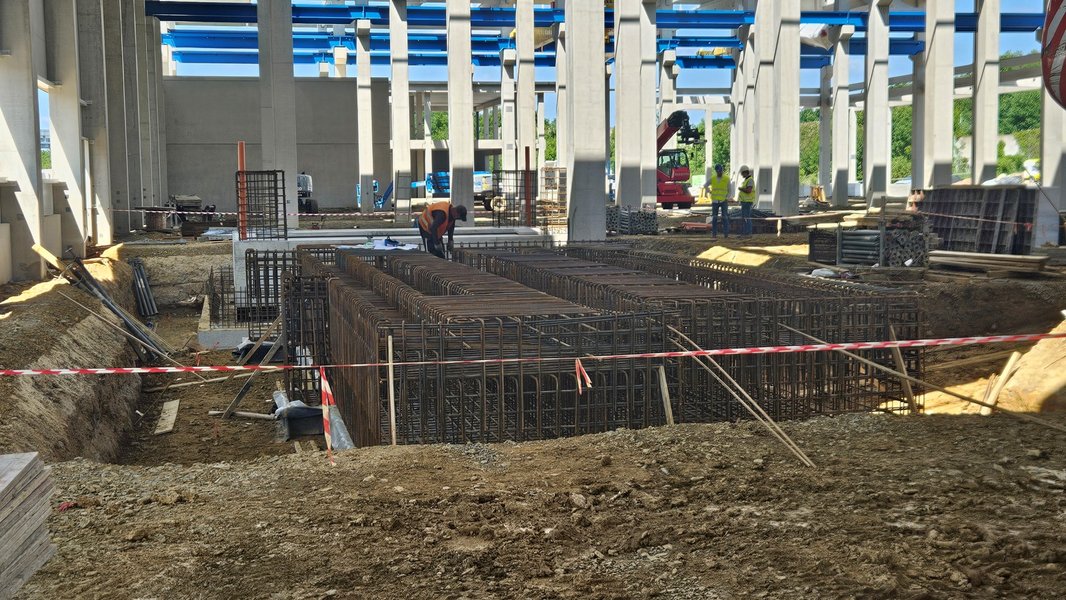 Produktionshalle für SEW-EURODRIVE