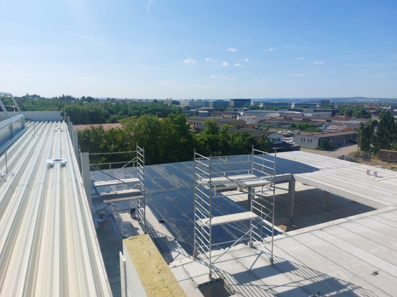 Produktionshalle für SEW-EURODRIVE