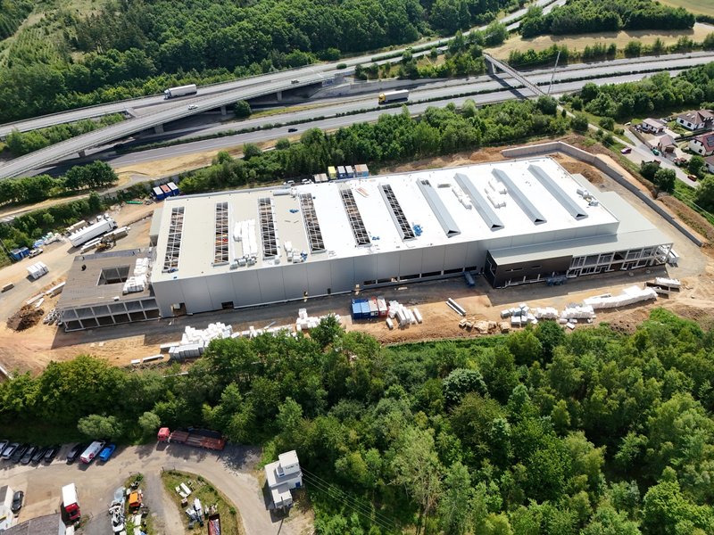 Produktionshalle für SEW-EURODRIVE