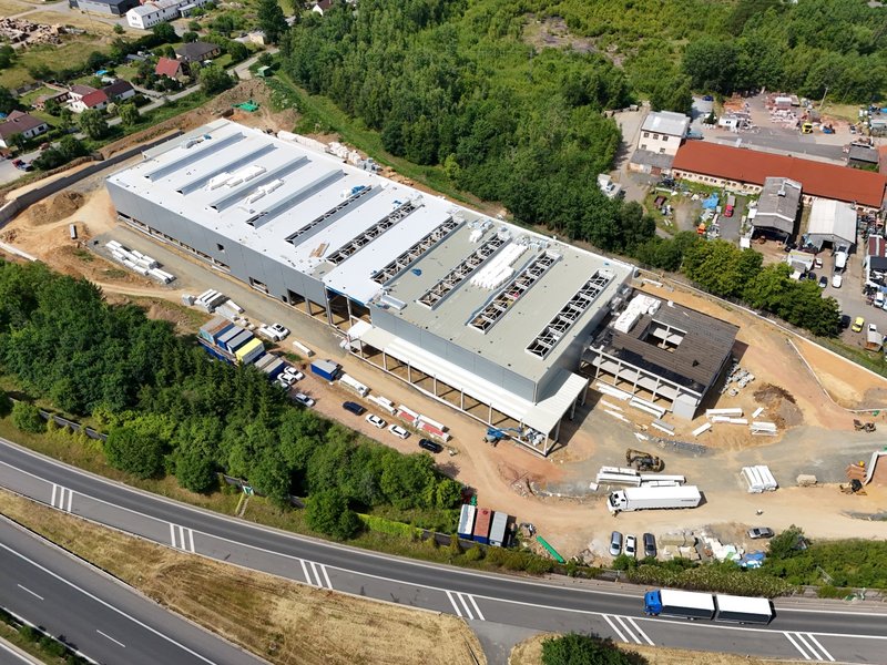 Produktionshalle für SEW-EURODRIVE