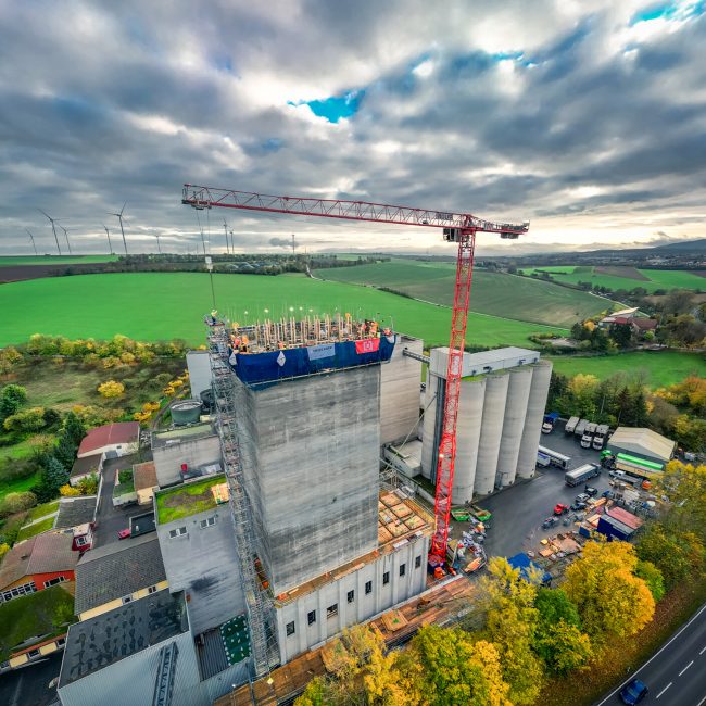 Mehlsilo Gleitschalung
